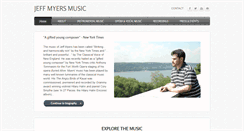 Desktop Screenshot of jeffmyersmusic.com